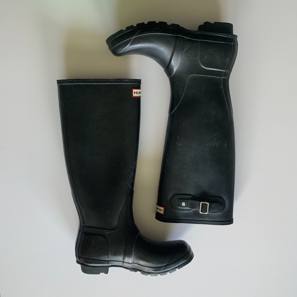 Womens Black Hunter boots